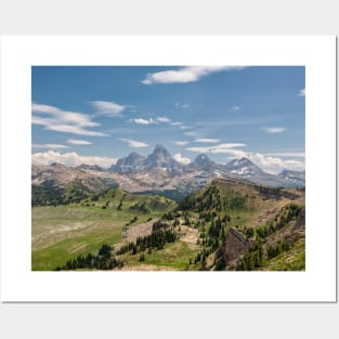 Different View of Tetons Posters and Art